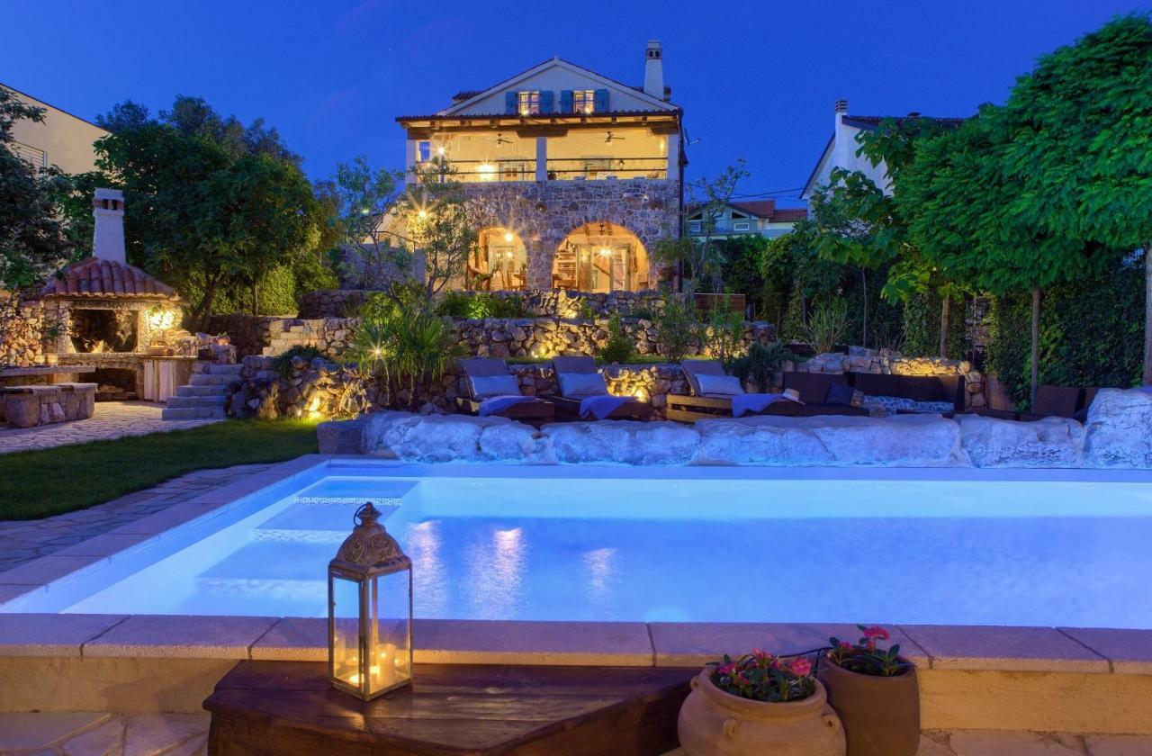 Heritage Villa Aquamarine Malinska Kültér fotó